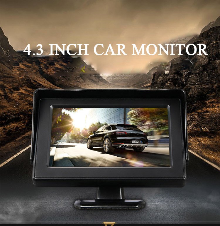 Small Car Monitor Small Pc tft car lcd monitor 4.3 inch car monitor system - Shenzhen ...
